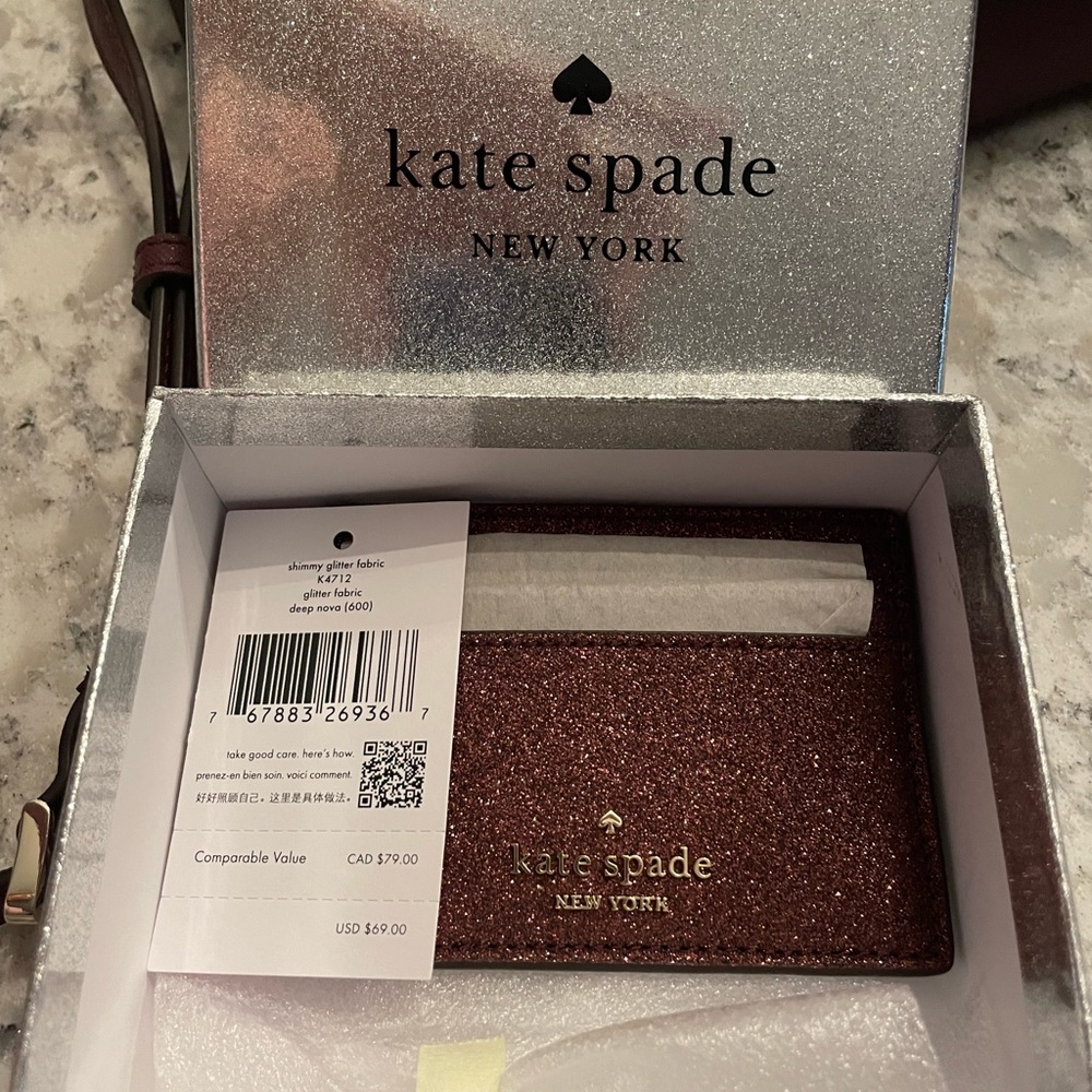 Kate Spade Credit Card Holder with Box - Picture 2 of 3